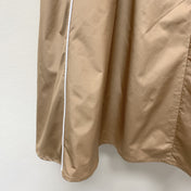 MIUMIU DRAWSTRING WAIST BLAZER DRESS WITH CREW NECK 268044