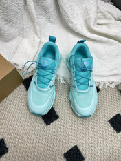LOEWE 26S CLOUDSOLO SNEAKERS IN AQUA BLUE RECYCLED POLYESTER