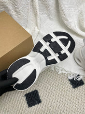LOEWE 26S CLOUDSOLO SNEAKERS IN WHITE RECYCLED POLYESTER