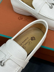LP SUMMER CHARMS WALK LOAFERS WHITE LAMBSKIN