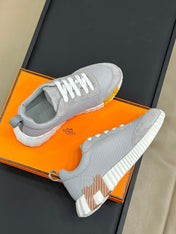 BOUNCING SNEAKERS LIGHT GRAY CALFSKIN