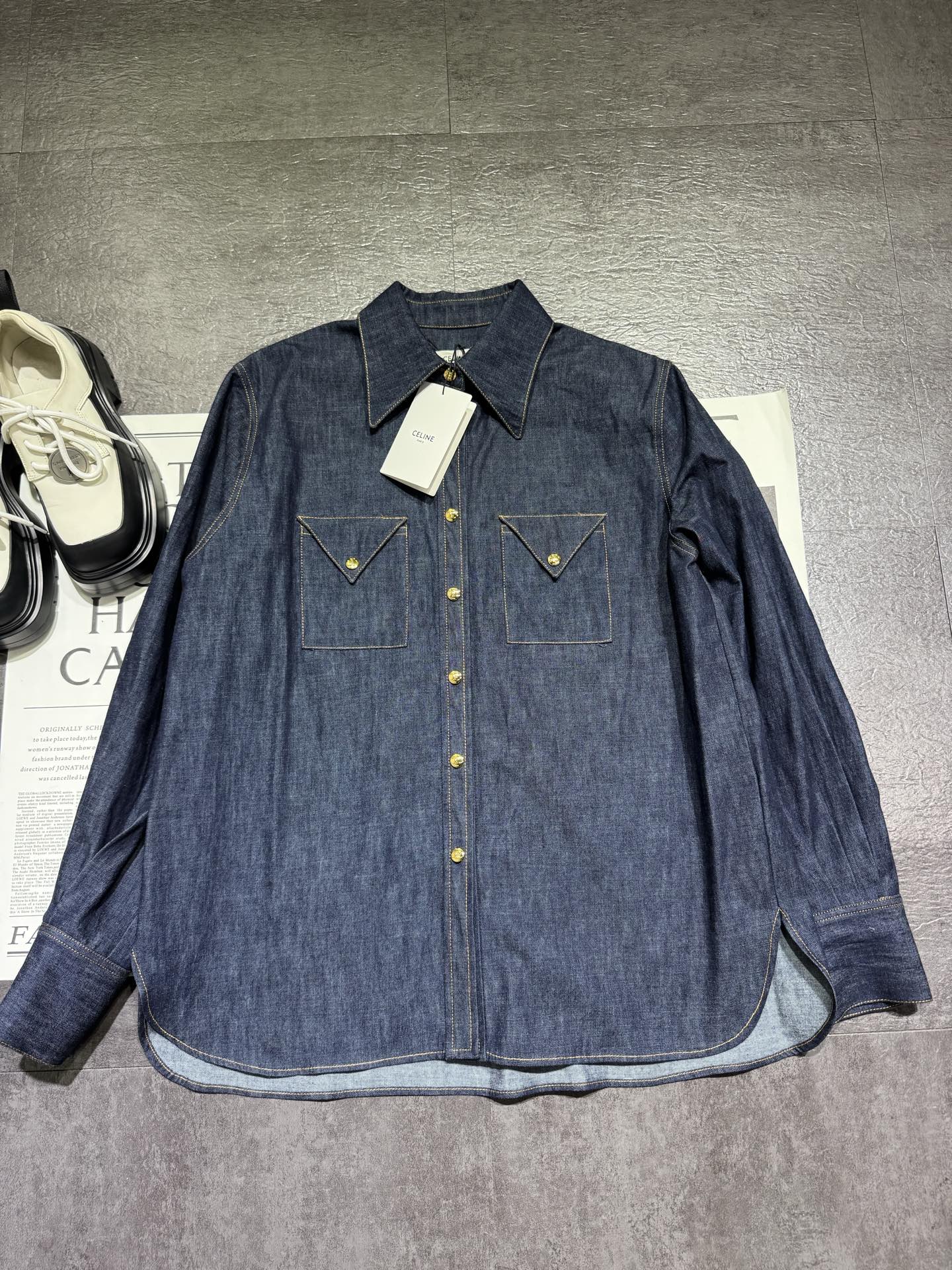 CELINE 26S DENIM SHIRT 157
