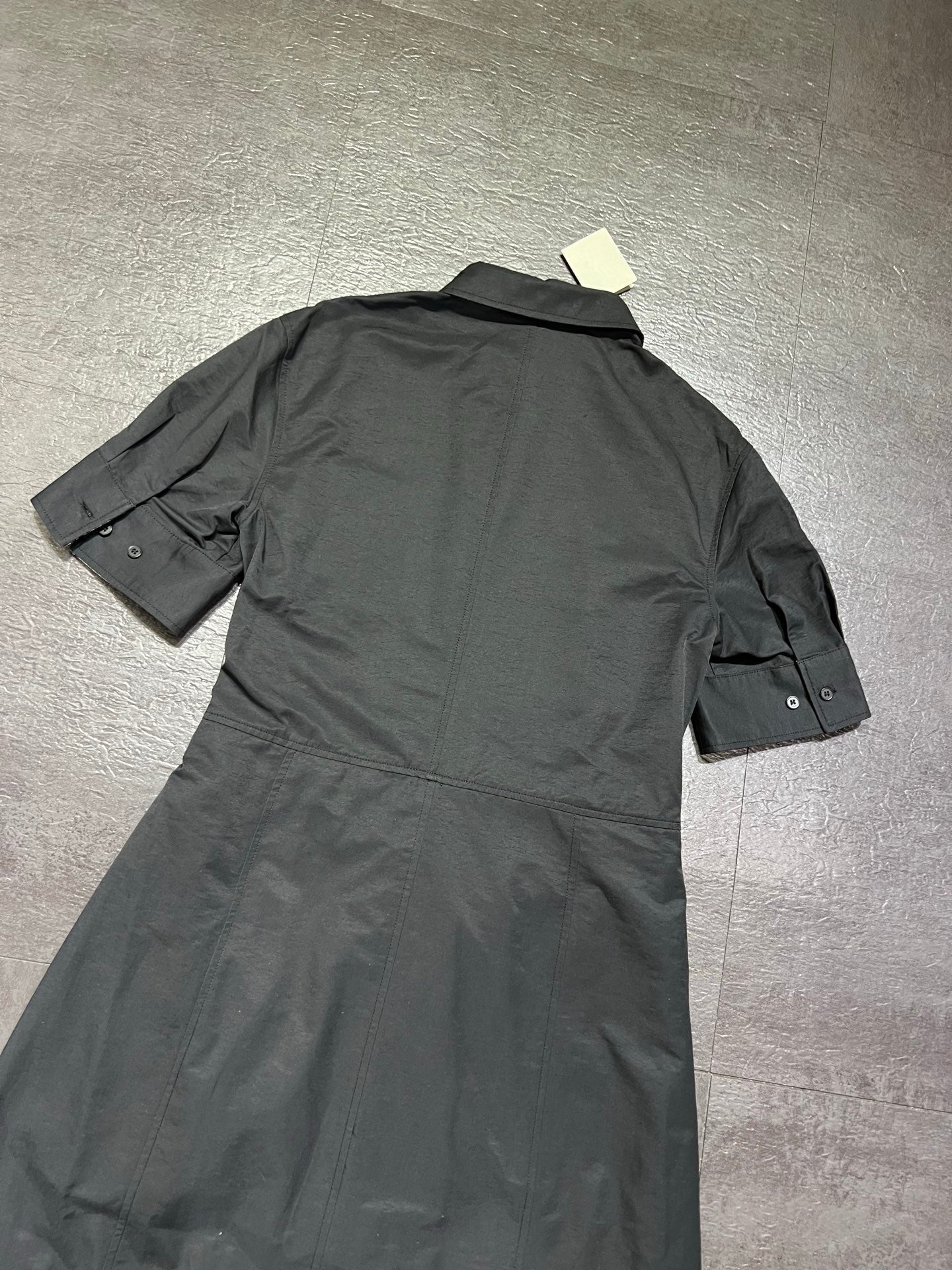 LOEWE 26S SHORT-SLEEVE COLLARED DRESS 592