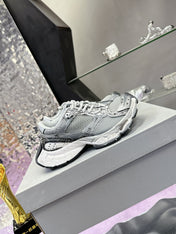 STAPLER SNEAKER IN GRAY POLYURETHANE AND POLYESTER