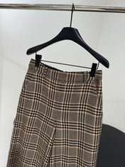 YSL 25S STRIPED STRAIGHT-LEG PANTS STYLE 228