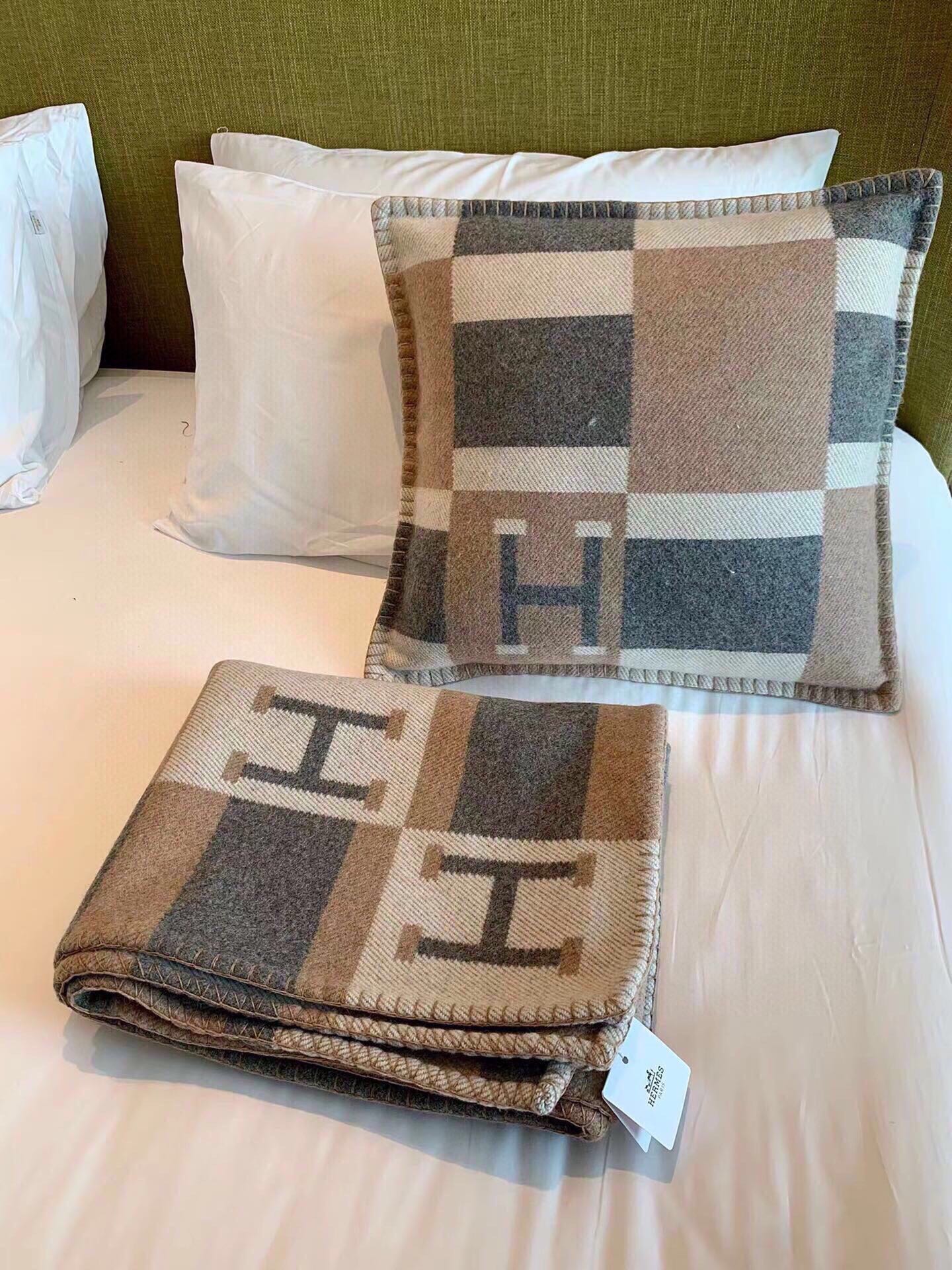 BLANKET 170 CM IN COLORFUL WOOL AND CASHMERE 118342