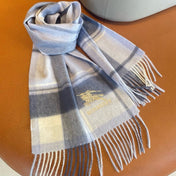 SCARF 180 CM IN WHITE MIX BLACK WOOL 408567