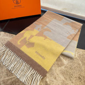 HERMES 25S SCARF 170 IN CASHMERE 854664