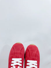 PLUME SUEDE SNEAKERS WATERMELON