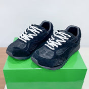 ORBIT SNEAKER IN BLACK SUEDE AND TECHNICAL MESH