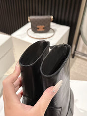 CELINE 25S CHELSEA BOOTS CLASSIC 45MM IN BLACK CALFSKIN