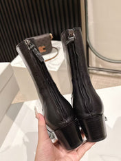 CELINE 25S CHELSEA BOOTS CLASSIC 45MM IN BLACK CALFSKIN