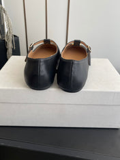 CHLOÉ 26S MARY JANE SHOES IN BLACK CALFSKIN