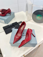 Pra Pumps 75 Red Patent Leather