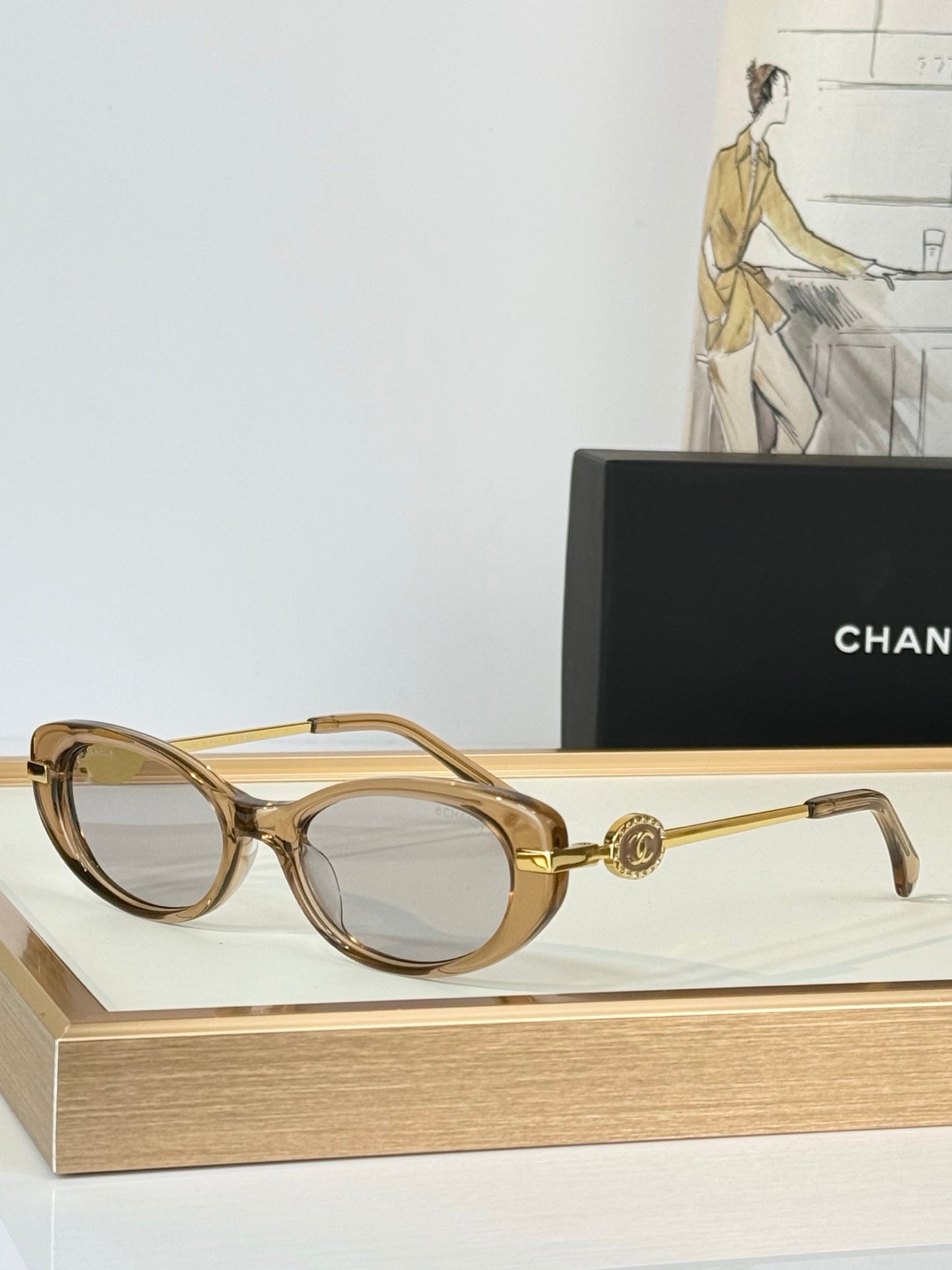 CHANEL 26S OVAL FRAME IN ACETATE 404530