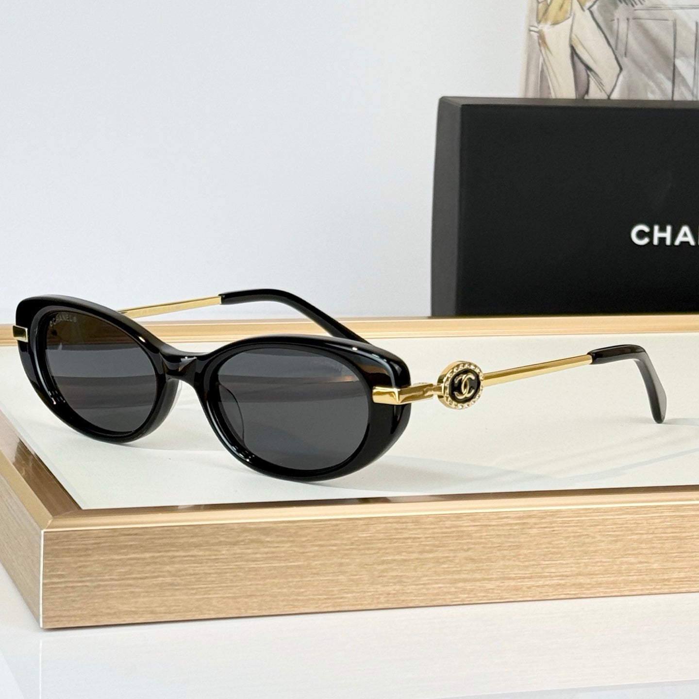 CHANEL 26S OVAL FRAME IN ACETATE 404530