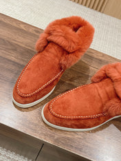 LP CLASSIC SUMMER CHARMS WALK LOAFERS BURNT ORANGE CALFSKIN