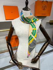 HERMES 26S SCARF 90 IN SILK 307103