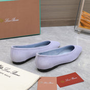 CLASSIC BALLET SHOES IN PASTEL PURPLE SUEDE