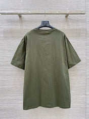 Loewe 25 Relaxed Fit T-shirt Khaki Green Cotton