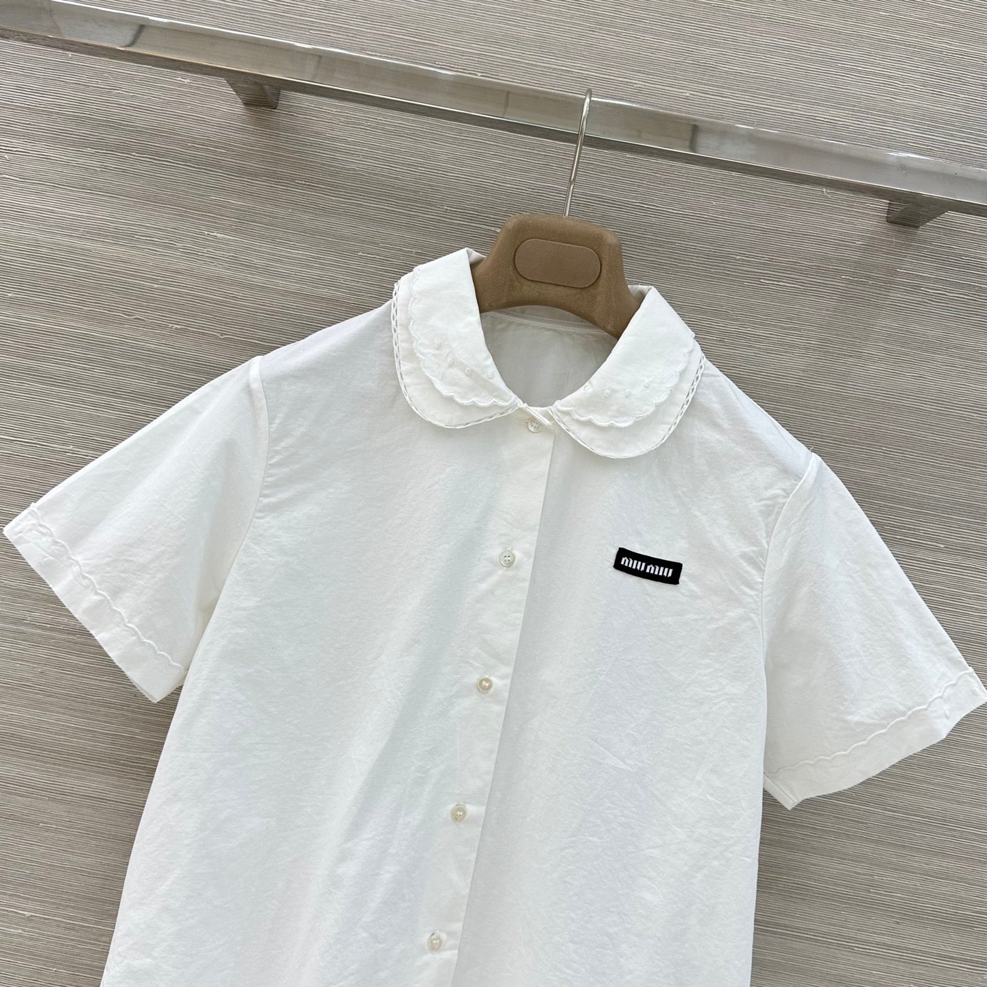 MIUMIU 26S SHORT-SLEEVE SHIRT STYLE 1113