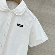 MIUMIU 26S SHORT-SLEEVE SHIRT STYLE 1113