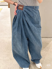 LOEWE RUCHED-WAIST JEANS 232368
