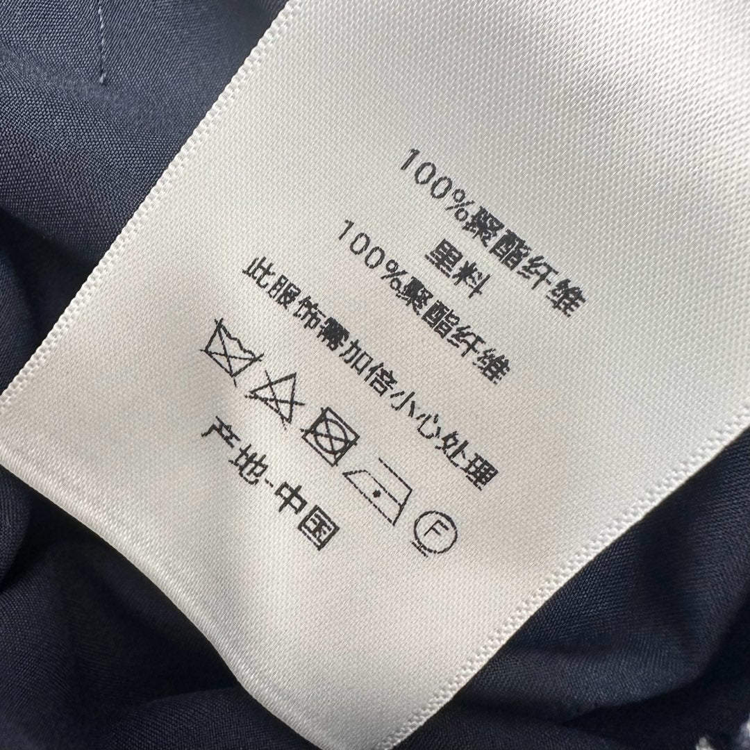 DIOR 25S DRESS WITH TEXT STRIP 264621