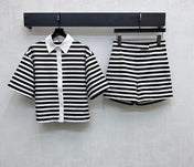 MAXMA 25S HIGH WAIST STRIPED SHORTS 264533
