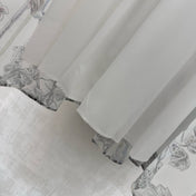 DIOR 26S FLORAL SILK SKIRT 1195