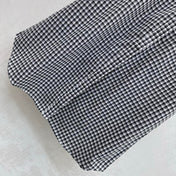 CELINE 26S GINGHAM BELTED MIDI DRESS 358