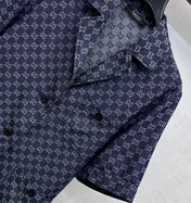 GUCCI 26S SHORT-SLEEVE MONOGRAM SHIRT 394