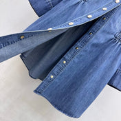 VALENTINO 26S LONG-SLEEVE DENIM SHIRT 348