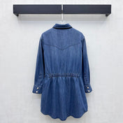 VALENTINO 26S LONG-SLEEVE DENIM SHIRT 348