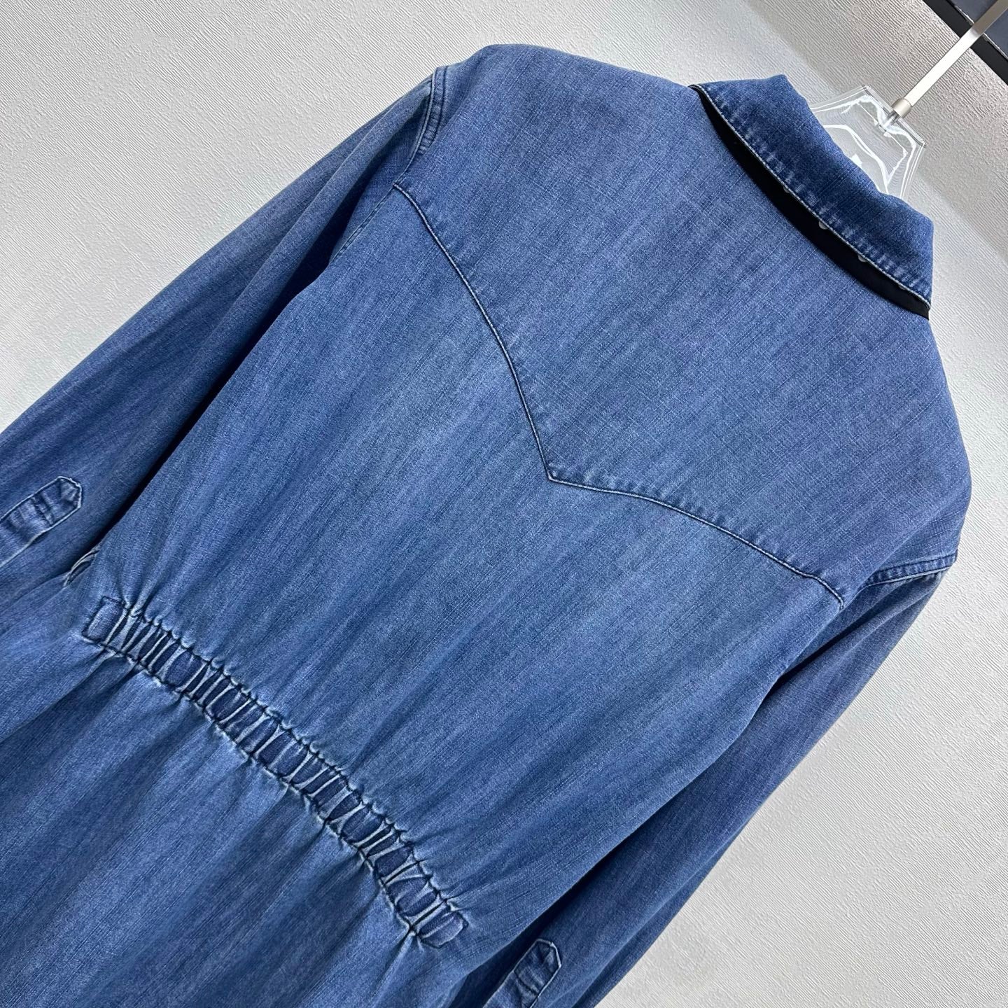 VALENTINO 26S LONG-SLEEVE DENIM SHIRT 348