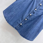 VALENTINO 26S LONG-SLEEVE DENIM SHIRT 348