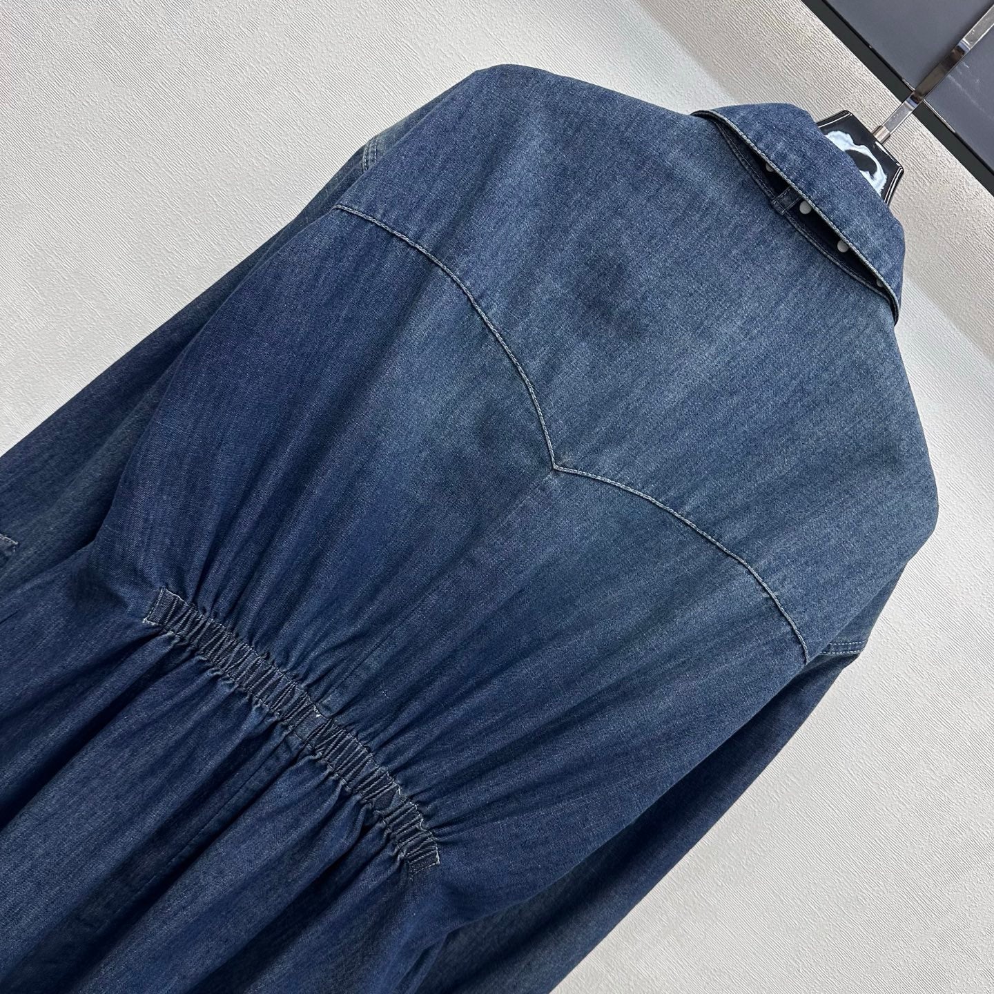 VALENTINO 26S LONG-SLEEVE DENIM SHIRT 347