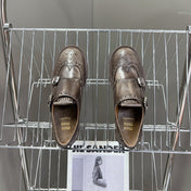 THICK-SOLED OXFORD SHOES BROWN CALFSKIN