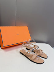 JUNE SANDAL BEIGE CALFSKIN