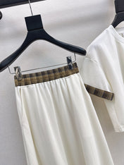 BURBERRY 26S TOP AND SKIRT SET 422