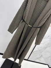 HERMES 25S LONG KNIT CARDIGAN 99430
