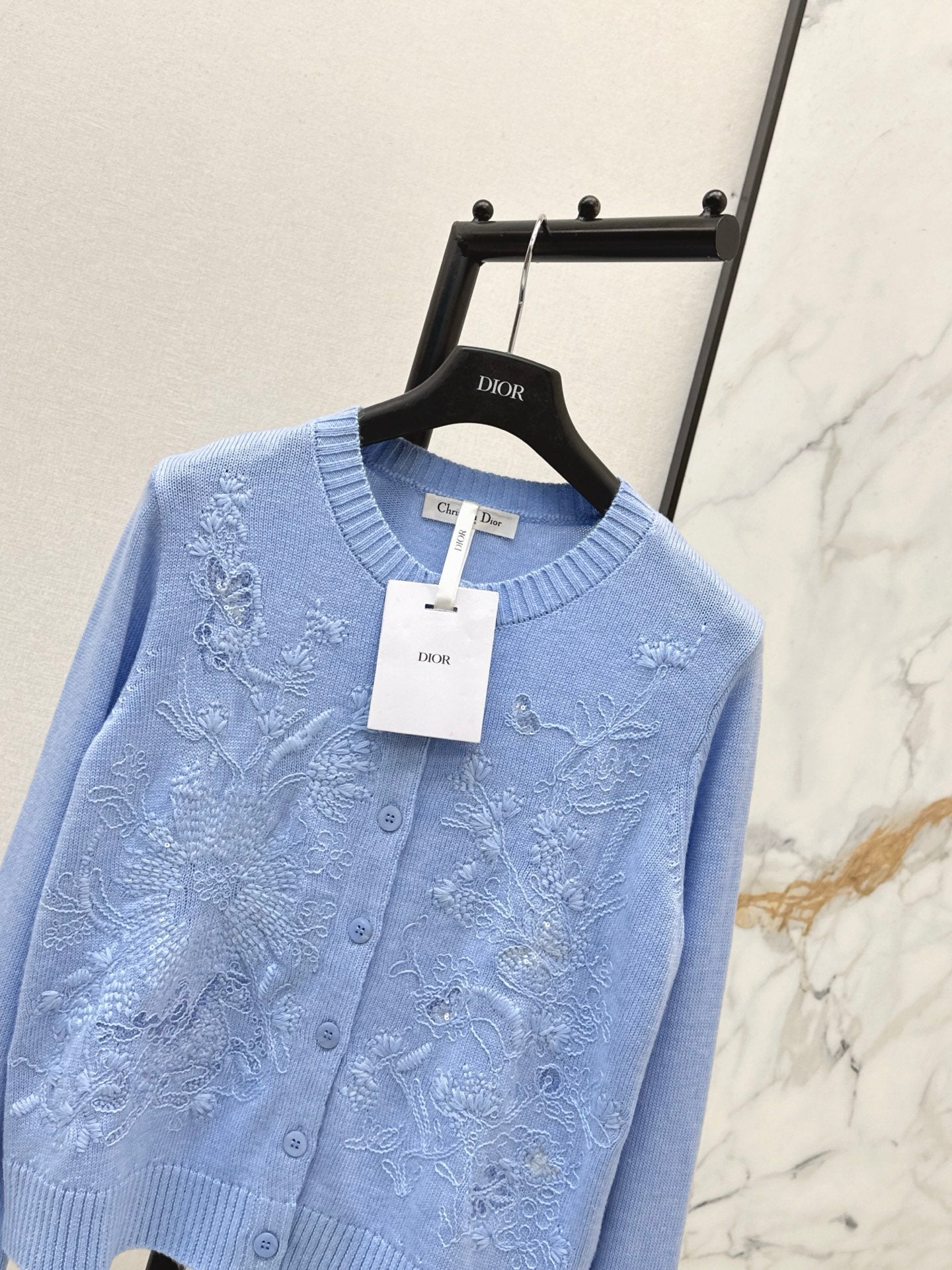 DIOR 25S ROUND-NECK CARDIGAN 540
