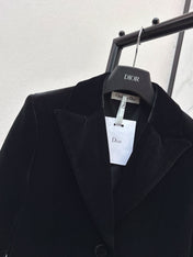 DIOR 25S VELVET BLAZER 523
