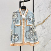 HERMES 25S SILK SHIRT 427