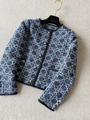 DIOR 25S CANNAGE CROPPED JACKET STYLE 056