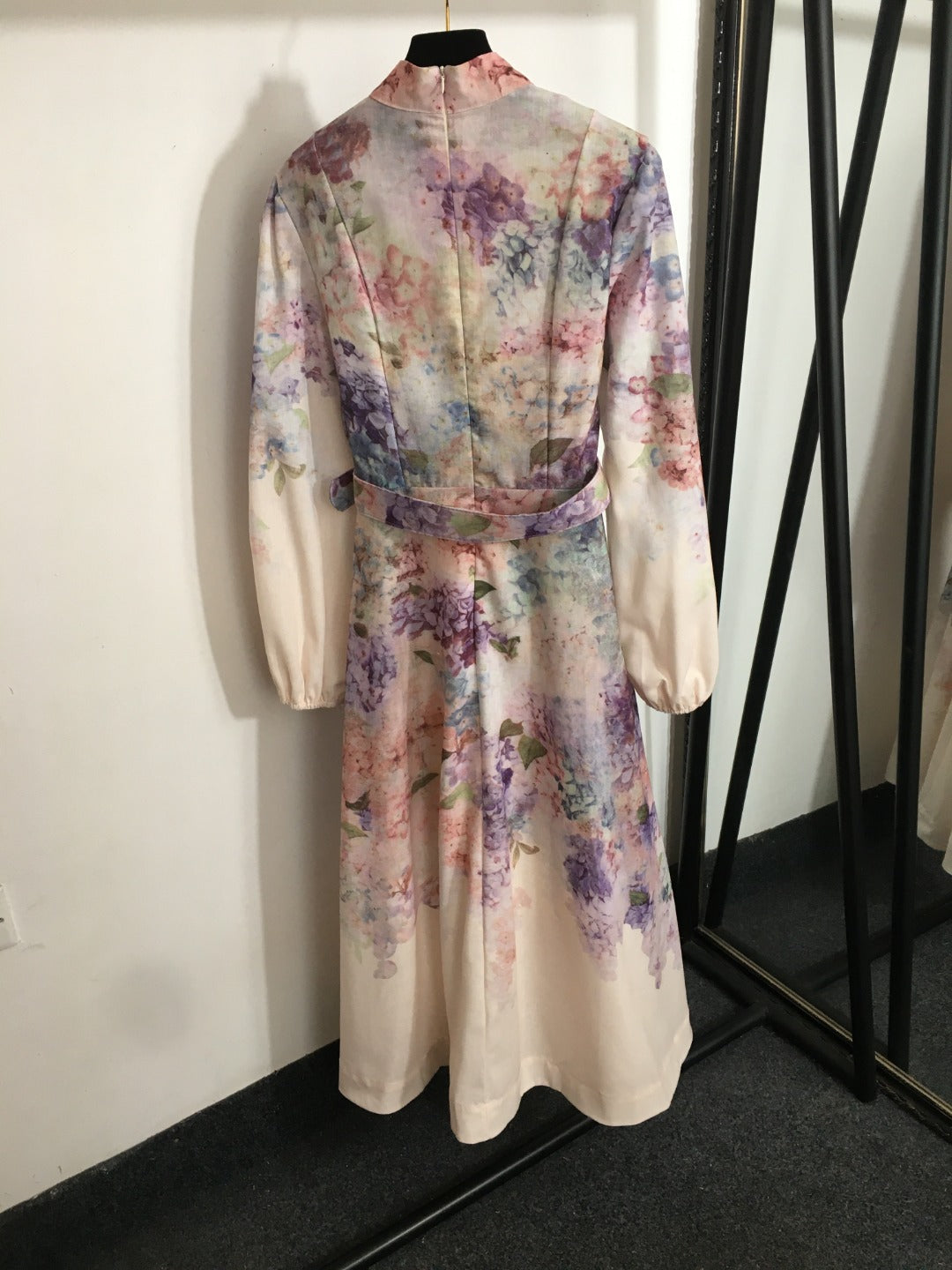 ZIMMERMANN 26S FLORAL BELTED MIDI DRESS 304