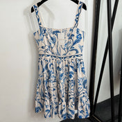 ZIMMERMANN 26S SQUARE-NECK MINI DRESS 261