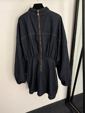 ZIMMERMANN 26S PUFF SLEEVE DENIM DRESS STYLE 118