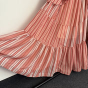 ZIMMERMANN 26S STRIPED SPAGHETTI STRAP DRESS STYLE 110