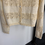 MIUMIU 26S LONG SLEEVE KNIT CARDIGAN 1024